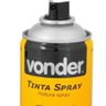 Tinta Spray Acrílica Preto Metálico 350ml/250g Vonder - 3