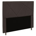 Ver imagem 1 de Cabeceira Cama Box Casal Queen Size Mali 160Cm Marrom