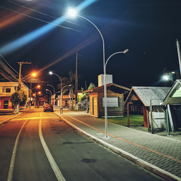 Luminária Impermeável Para Poste 220V - 6