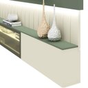 Ver imagem 3 de Home Soberano Reflecta 230 com Led Ripas e Compartimentos Verde Floresta com Off White - Gelius