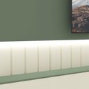 Ver imagem 4 de Home Soberano Reflecta 230 com Led Ripas e Compartimentos Verde Floresta com Off White - Gelius