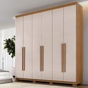 Ver imagem 2 de Guarda-roupa Moscou 6 Portas 6 Gavetas - Benetil