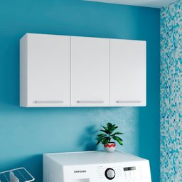 Armário Aéreo Multiuso 90 Cm Branco Móveis Paraná - 2