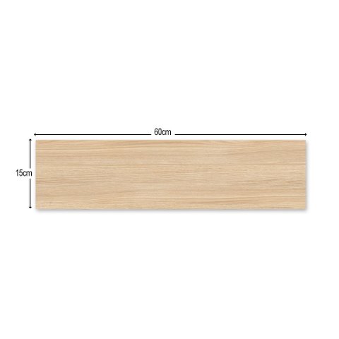 5 Revestimentos para Chão Acabamento Laminado Efeito Madeira - 60x15cm