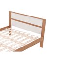 Ver imagem 4 de Cama de Casal Cm8005 Nogal/branco - Tecno Mobili