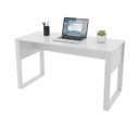 Ver imagem 4 de Mesa Escrivaninha para Escritório 136x74cm Branco ME4200