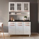 Ver imagem 1 de Armário de Cozinha Compacta 120cm Portas de Vidro Mirage New Telasul