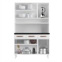 Ver imagem 4 de Armário de Cozinha Compacta 120cm Portas de Vidro Mirage New Telasul
