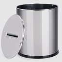 Ver imagem 4 de Lixeira Inox com Tampa 5,4L Lixeira Banheiro Cozinha Brinox