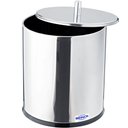 Ver imagem 1 de Lixeira Inox com Tampa 5,4L Lixeira Banheiro Cozinha Brinox