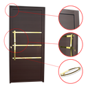 Ver imagem 3 de Porta Lambril Evolution c/Puxador e. Super Marrom Corten Dourado 90 Brimak