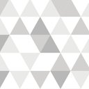 Ver imagem 2 de Papel de Parede Triângulos Branco e Cinza Arte Destaque 2,50 Metros