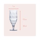 Ver imagem 2 de Taça Tulipa Chopp e Cerveja 3 Peças 350 Ml Acrílico Acqua Paramount