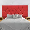 Ver imagem 2 de Cabeceira Cama Box Estofada Queen Size 160 Cm Suede Madri Vermelho