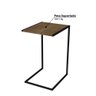 Mesa de Apoio Lateral Industrial - Carvalho/Preto - 3