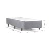 Cama Box Solteiro Molas Maxspring 88x188x24cm Chester  - 8