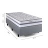 Cama Box Solteiro Molas Maxspring 88x188x24cm Chester  - 3
