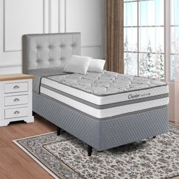 Cama Box Solteiro Molas Maxspring 88x188x24cm Chester  - 1