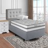 Cama Box Solteiro Molas Maxspring 88x188x24cm Chester  - 1