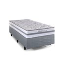 Ver imagem 2 de Cama Box Solteiro Molas Maxspring 88x188x24cm Chester Cinza Herval
