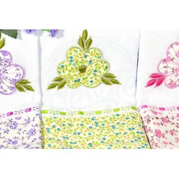 Kit Pano de Pratos com 3 peças - Fiori Arte & Tear - 2