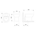 Ver imagem 5 de Vaso Sanitário Convencional com Assento Termofixo Queda Amortecida Smart Celite