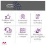 Kit 3 Potes Herméticos Empilháveis Mantimentos Organização Trava Mais - Cinza - 4