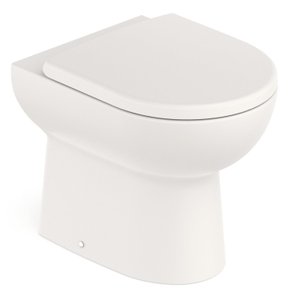 Vaso Sanitário Convencional com Assento Termofixo Queda Amortecida Smart Celite