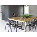 Ver imagem 2 de Cadeira Allegra Design Cozinha Sala de Estar Jantar Empilhável - Preto