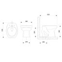 Ver imagem 3 de Kit de Bacia Convencional Assento Pp com Queda Amortecida e Complementos de Instalação Thema Roca I