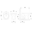 Ver imagem 3 de Vaso Sanitário Convencional com Assento Soft Close Thema Incepa