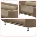 Ver imagem 7 de Cama para Cachorro e Gato Caminha Chase Pet Veludo Bege Pés Metal com Regulagem - Arkell