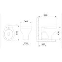 Ver imagem 3 de Kit Vaso Sanitário Convencional com Abertura e Assento Acesso Celite Branco/Brilhante