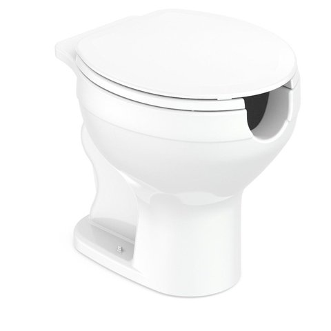 Kit Vaso Sanitário Convencional com Abertura e Assento Acesso Celite Branco/Brilhante