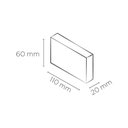 Ver imagem 2 de Balizador Save Energy Sobrepor Led 3w Bivolt Branco 3000k Luz Amarela Se-355.1449