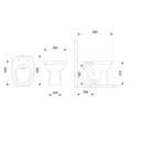 Ver imagem 2 de Kit de Bacia Convencional Assento PP e Complementos de Instalação Art Roca I Incepa