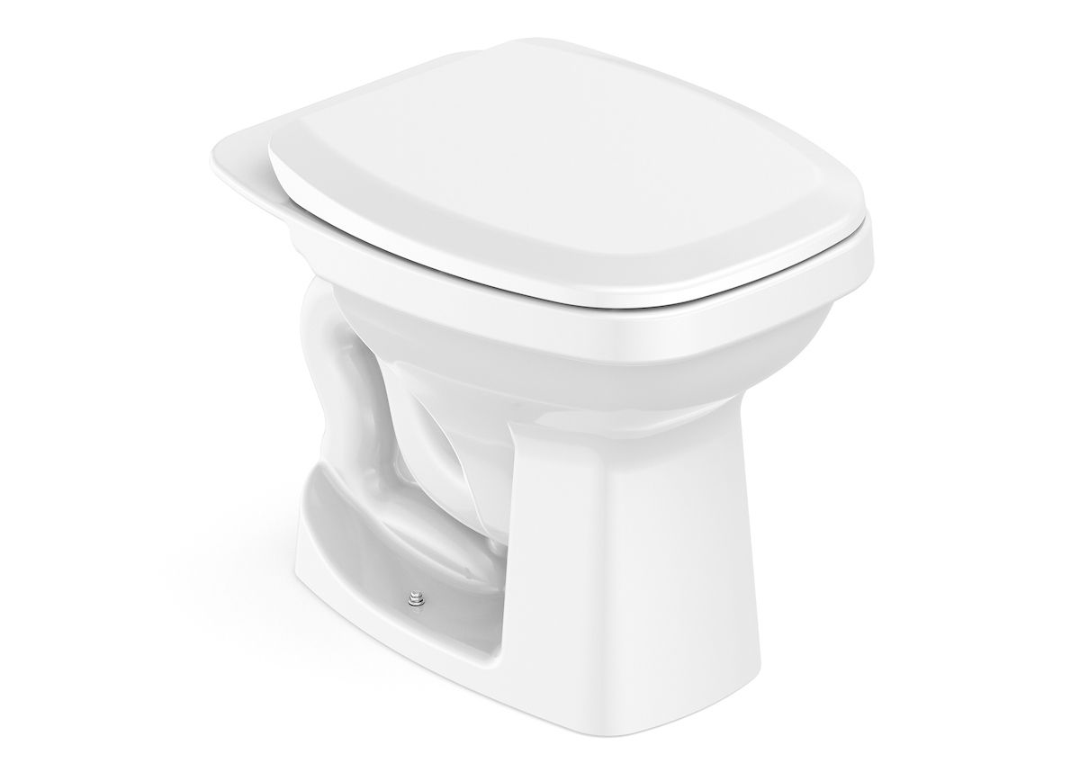 Ver imagem 4 de Kit de Bacia Convencional Assento PP e Complementos de Instalação Art Roca Branco/Brilhante