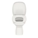Ver imagem 6 de Vaso Sanitário Convencional com Assento Like Celite Bege/Pergamon Brilhante