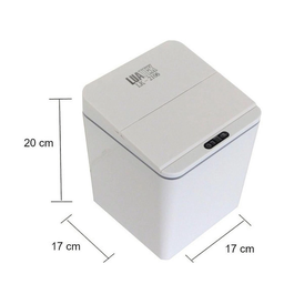 Lixeira Com Sensor Automático 6 Litros Quadrado Para Banheiro Cozinha - 2