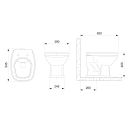 Ver imagem 3 de Vaso Sanitário Convencional com Assento Queda Amortecida Fit Plus Celite