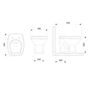 Ver imagem 4 de Vaso Sanitário Convencional com Assento Queda Amortecida Fit Plus Celite