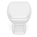 Ver imagem 7 de Vaso Sanitário Convencional com Assento Queda Amortecida Fit Plus Celite Cinza/Prata Brilhante