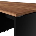 Ver imagem 6 de Espaço de Trabalho 6 Lugares 3,30m X 1,40m Pé Painel F5 Cor:nogal com Preto