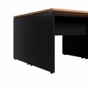 Ver imagem 5 de Espaço de Trabalho 6 Lugares 3,30m X 1,40m Pé Painel F5 Cor:nogal com Preto