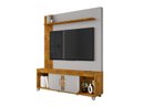 Ver imagem 1 de Estante Home Maragogi para Tv de 65" Naturalle/off-white - Bechara