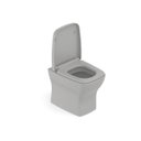 Ver imagem 6 de Kit de Bacia Convencional Assento Termofixo com Queda Amortecida e Complementos de Instalação Boss Roca Cinza/Stone Fosco