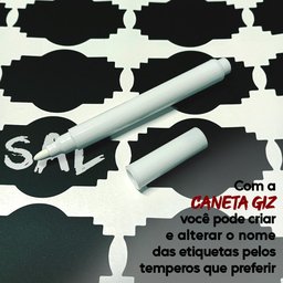 Pote Tempero Kit 8 Potes + 8 Etiquetas Adesivas Tampa Dupla Arte Cozinha Potes de Tempero - 8 Pote Tempero Kit 8 Potes + 8 Etiquetas Adesivas Tampa Dupla Arte Cozinha Potes de Tempero - 8