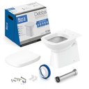 Ver imagem 3 de Kit Vaso Sanitário Convencional com Assento Queda Amortecida Debba Classic Roca Branco