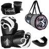 Kit Boxe Kickboxing Spank Luva Bandagem Bucal Bolsa - 14oz - 1