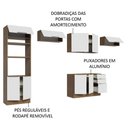 Ver imagem 5 de Armário de Cozinha Completa 350cm Rustic/Branco Stella Madesa 01